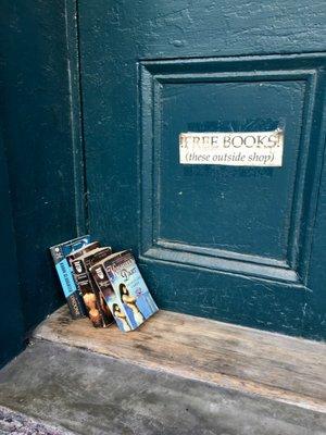 free books outside the door