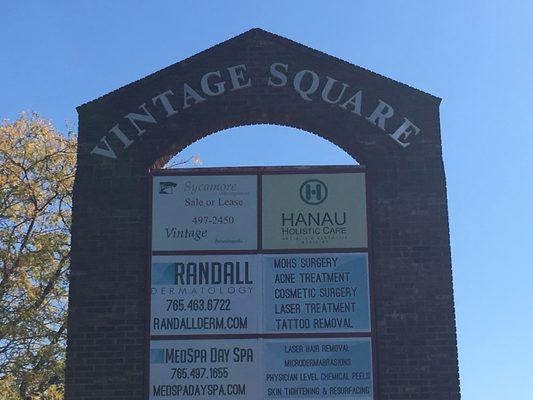 Vintage Square Sign