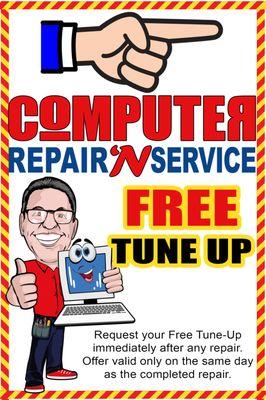 Computer Repair N Service -FREE Tune Up