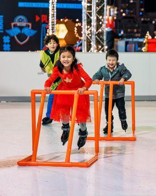 Kids having fun at our beautiful Glice Rink -  2023 Season