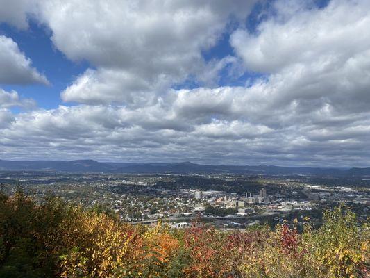 View of Roanoke from the Star.