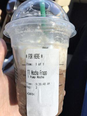 Disgusting Tastes frapucino