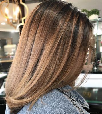 High Contrast Balayage