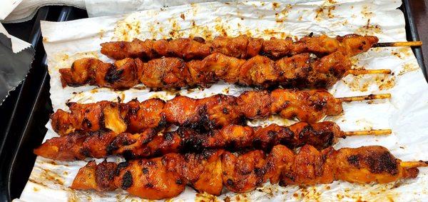 Chicken BBQ Skewers Buy Four Get One Free