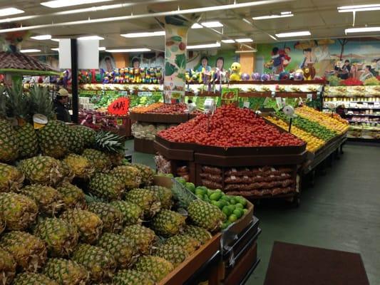 The produce department