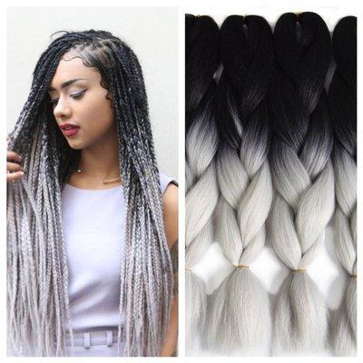 OMBRE HAIR 1b/grey