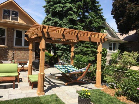 12X12 (2X8 Series) Pergola River Grove, Illinois