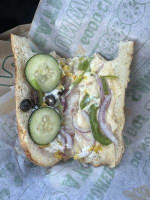 Subway Veggie Delite-veggie