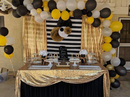 Black and Gold Theme Party