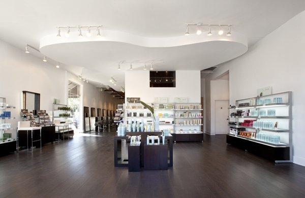 A plethora of Aveda products at the Paris Parker Salon and Spa on Prytania St. in Uptown New Orleans.