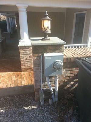 We install all outdoor lighting.