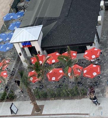 Restaurant from above.