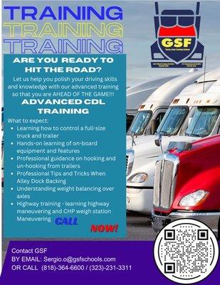 GSF Advanced CDL Training