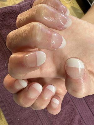 French tip manicure