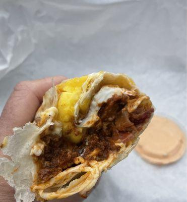 The Hangover burrito