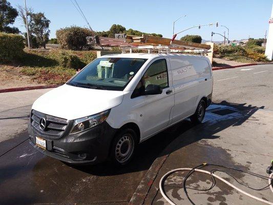 Hand wash work van