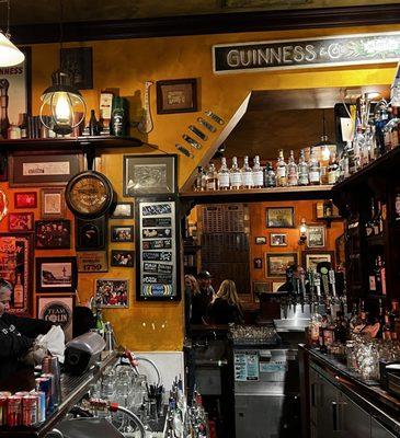 View into second room, from bar.