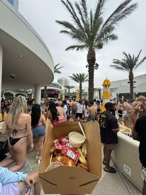 Chicken tenders & fries from the window