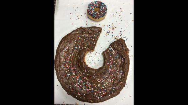 Regular donut vs Birthday donut