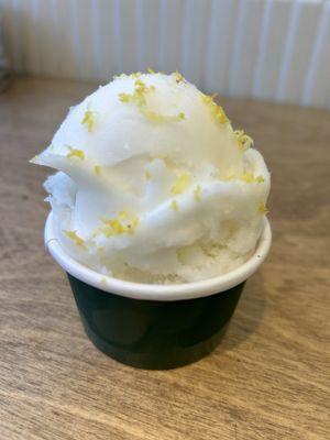 Lemon Italian ice