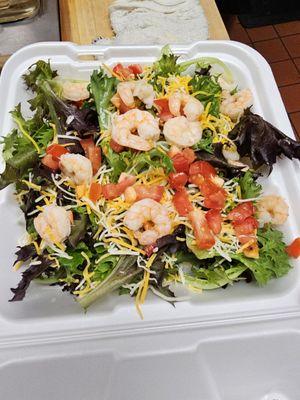 Boild shrimp salad