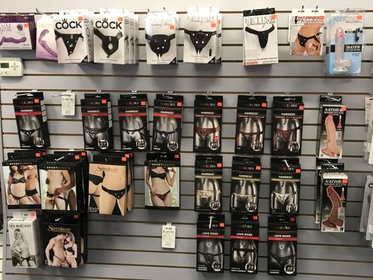 Full selection of his or hers harnesses compatible with our dong or dildos & yours. Use with your dildo or ours.