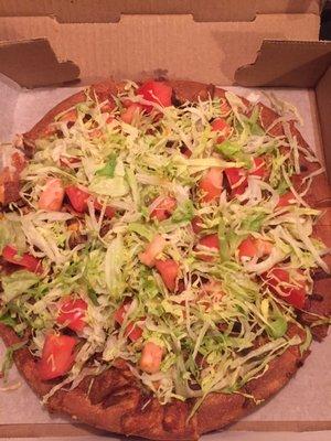 Taco pizza