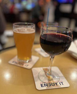 Wheat Beer & Cabernet