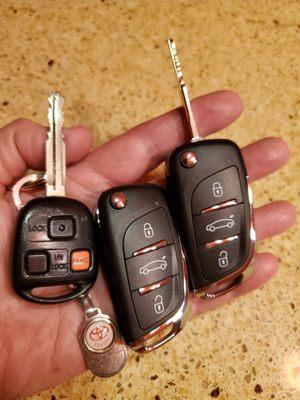 Toyota remote head key upgrade