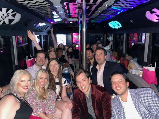 Excellent time on Party Bus celebrating graduation!