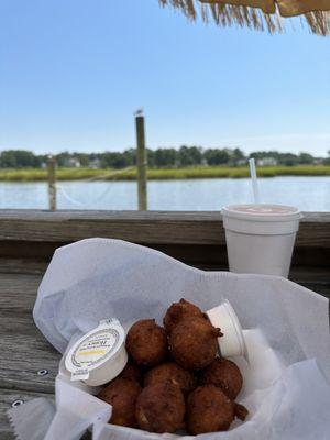 Hush puppies with whipped honey