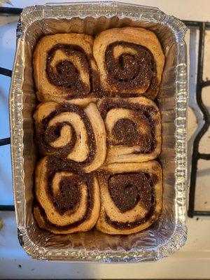 Take and bake cinnamon rolls