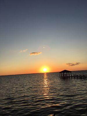 Sunset on the boardwalk