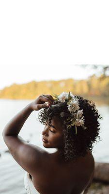 Natural Hair Bridal Styling