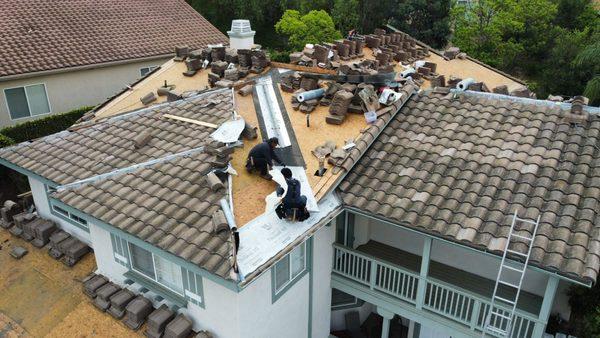 tile roof replacement