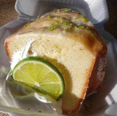 Only Third's BBQ offers Key Lime Pound Cake!