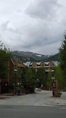 View of the mountains from Main Street.