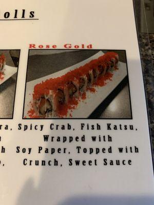 Rose Gold Sushi