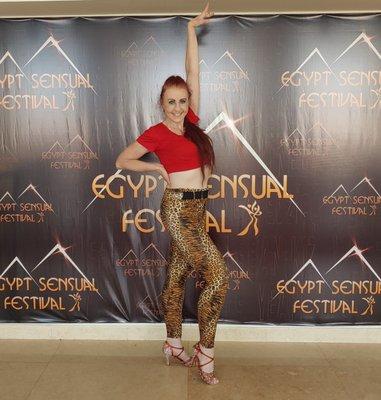 Getting ready to teach in Hurghada Egypt at the Egypt Sensual Festival!