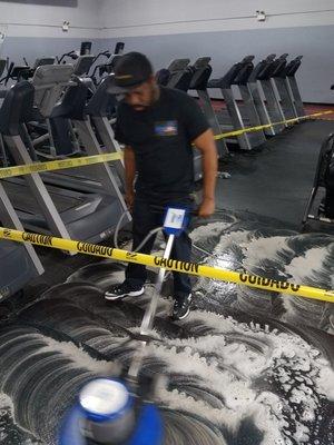 We have excellent knowledge and the skills to keep your gym floors looking new and keep them sanitary for the community of gym goers.