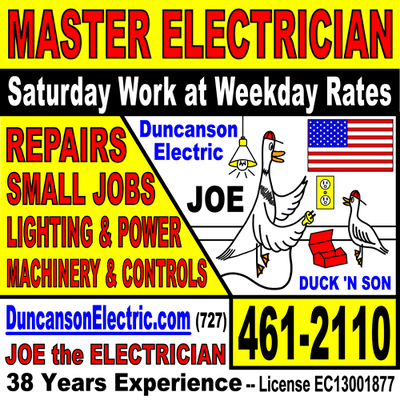 I solve Electrical Problems -- Joe Duncanson -- Duncanson Electric Co