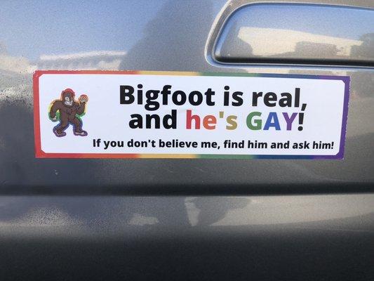 Anyway enjoy a good bumper sticker!