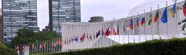 Right across from the United Nations