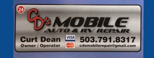 CD's Mobile Auto and RV Repair