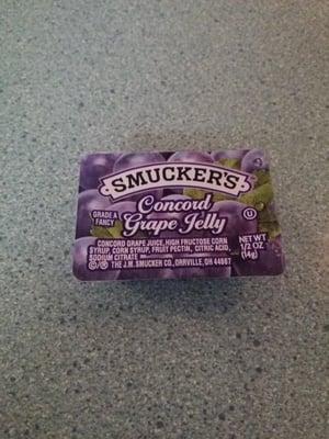 Old standard - grape jelly. Who can resist.