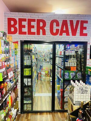 Who has a better beer cave?