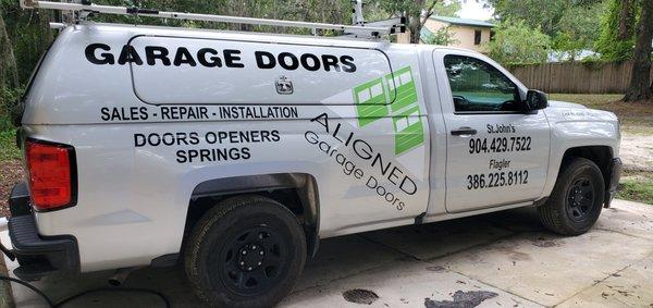 Aligned Garage Doors