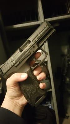 Hubby's new HK VP9 purchased from MMI (awsome gun)