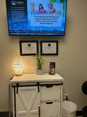 Neuropathy treatment room