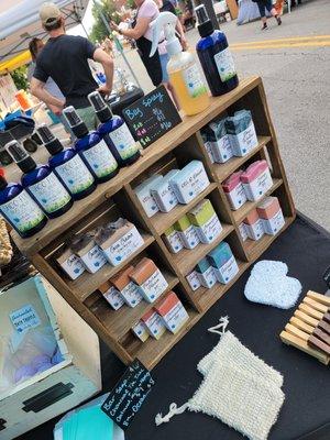 Soap at farmers market